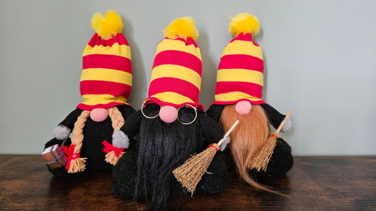 Harry Potter Set of 3 Gonks (Harry, Ron & Hermione)