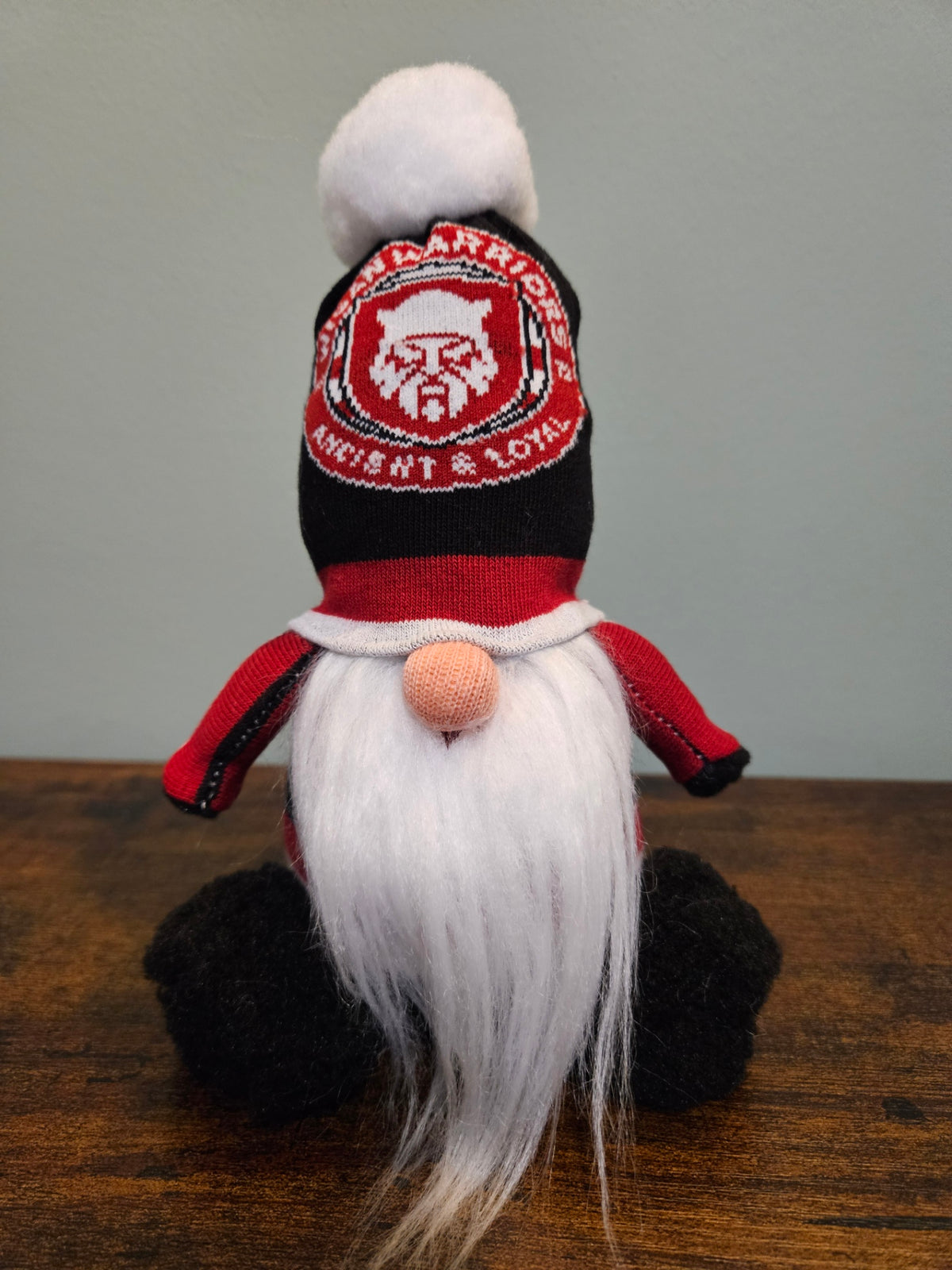Wigan Warriors Rugby League Stripey Black Crest Gonk