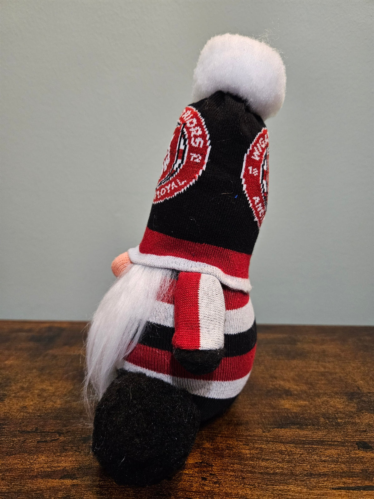Wigan Warriors Rugby League Stripey Black Crest Gonk
