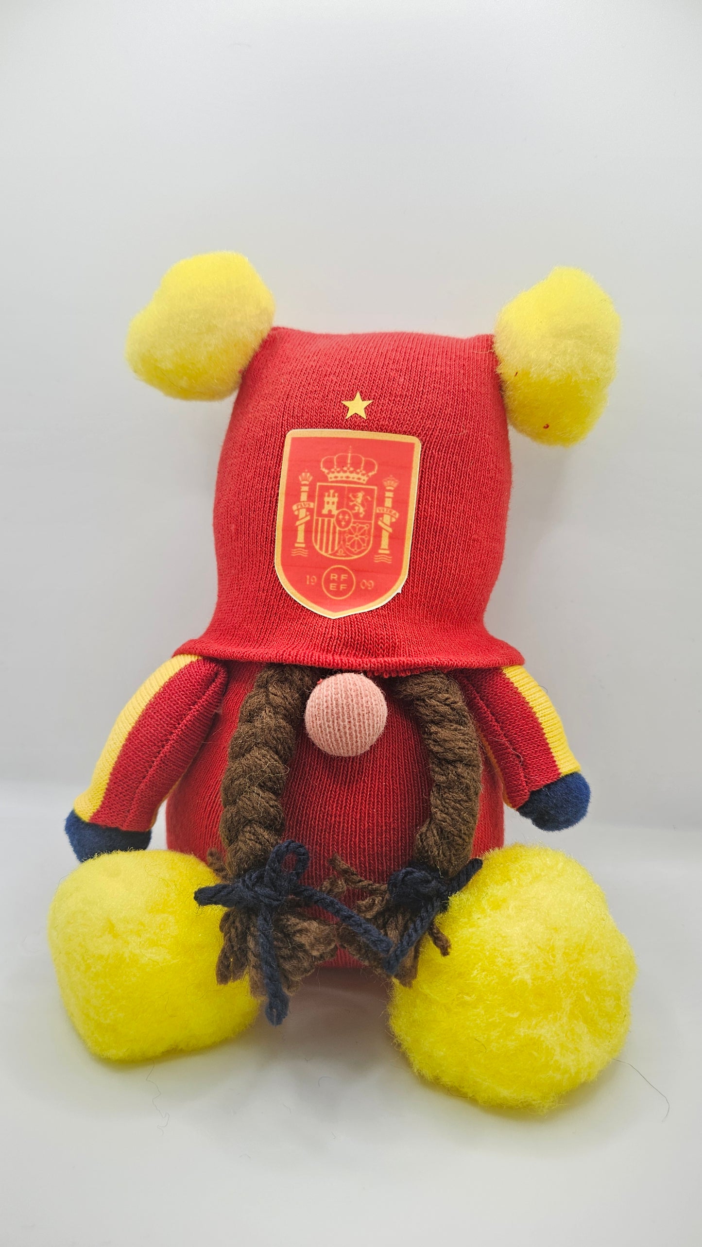 Spain's Football Red Kit Crest Gonk