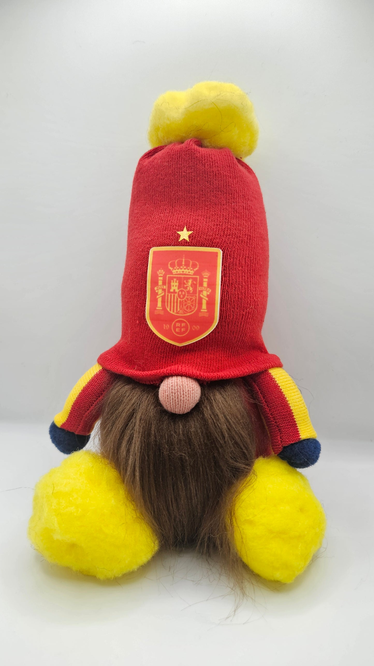 Spain's Football Red Kit Crest Gonk