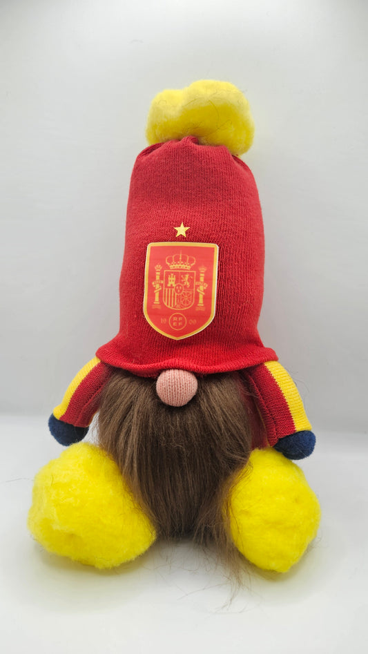 Spain's Football Red Kit Crest Gonk