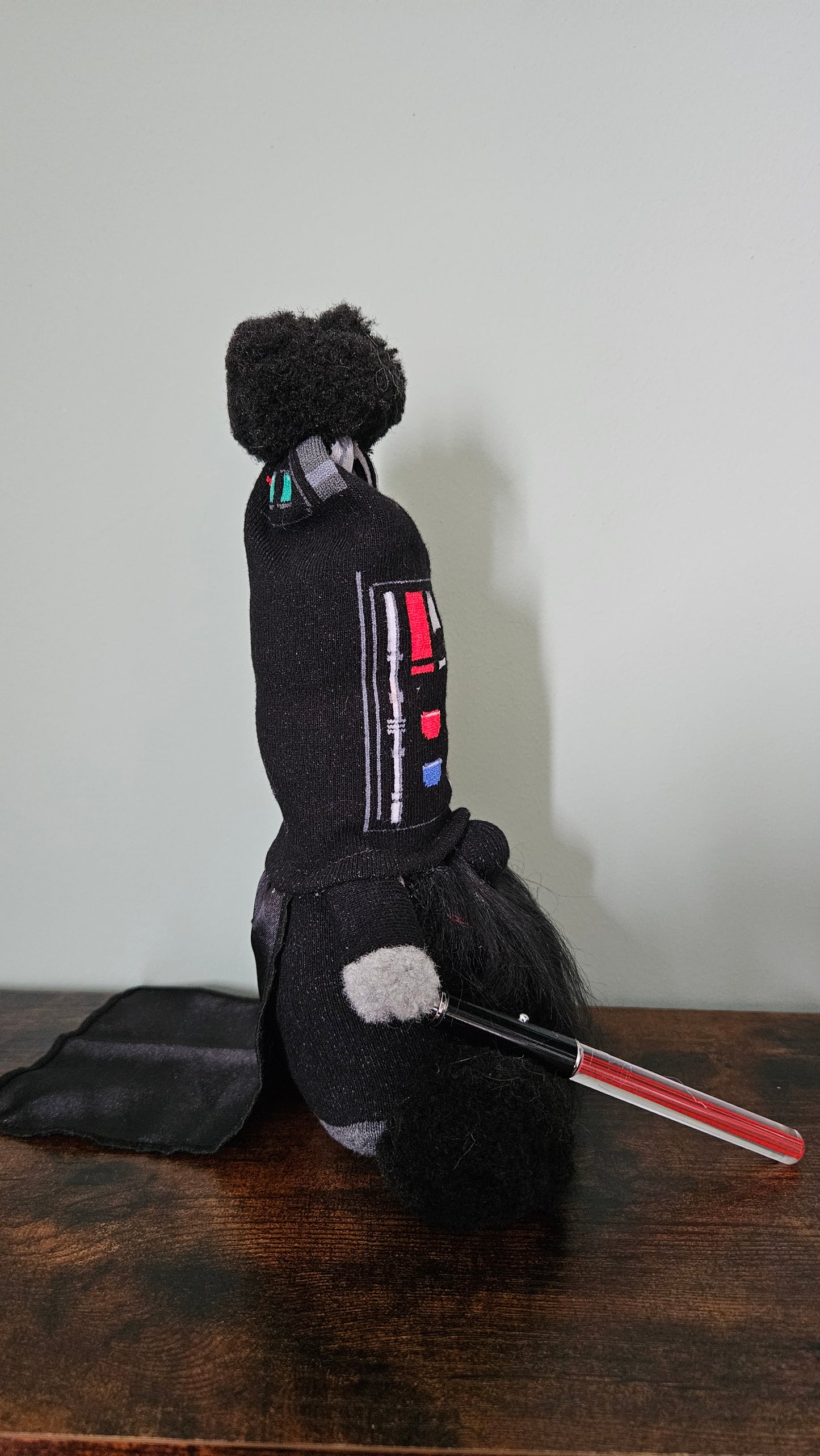 Star Wars Darth Vader Gonk with Cape and Lightsabre