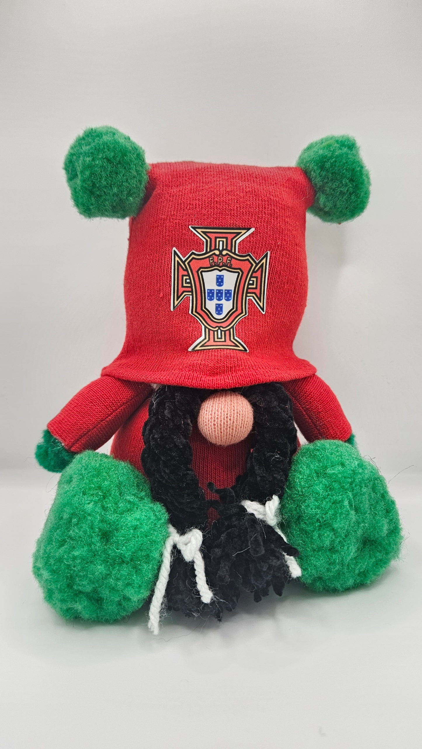 Portugal's Football Red Kit Crest Gonk