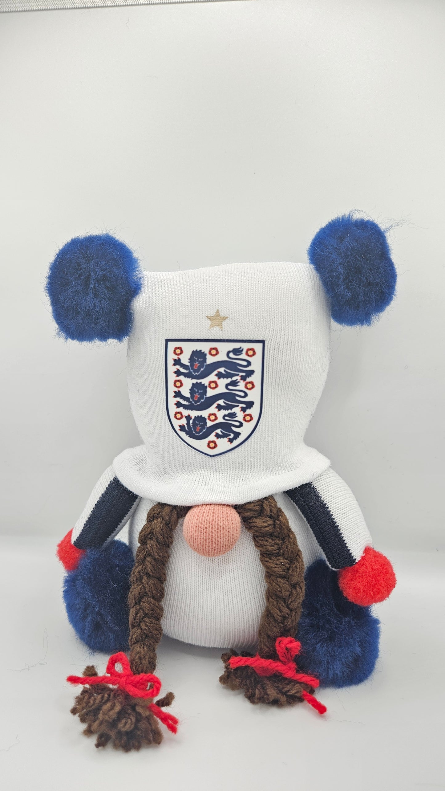 England's Football White Kit Crest Gonk