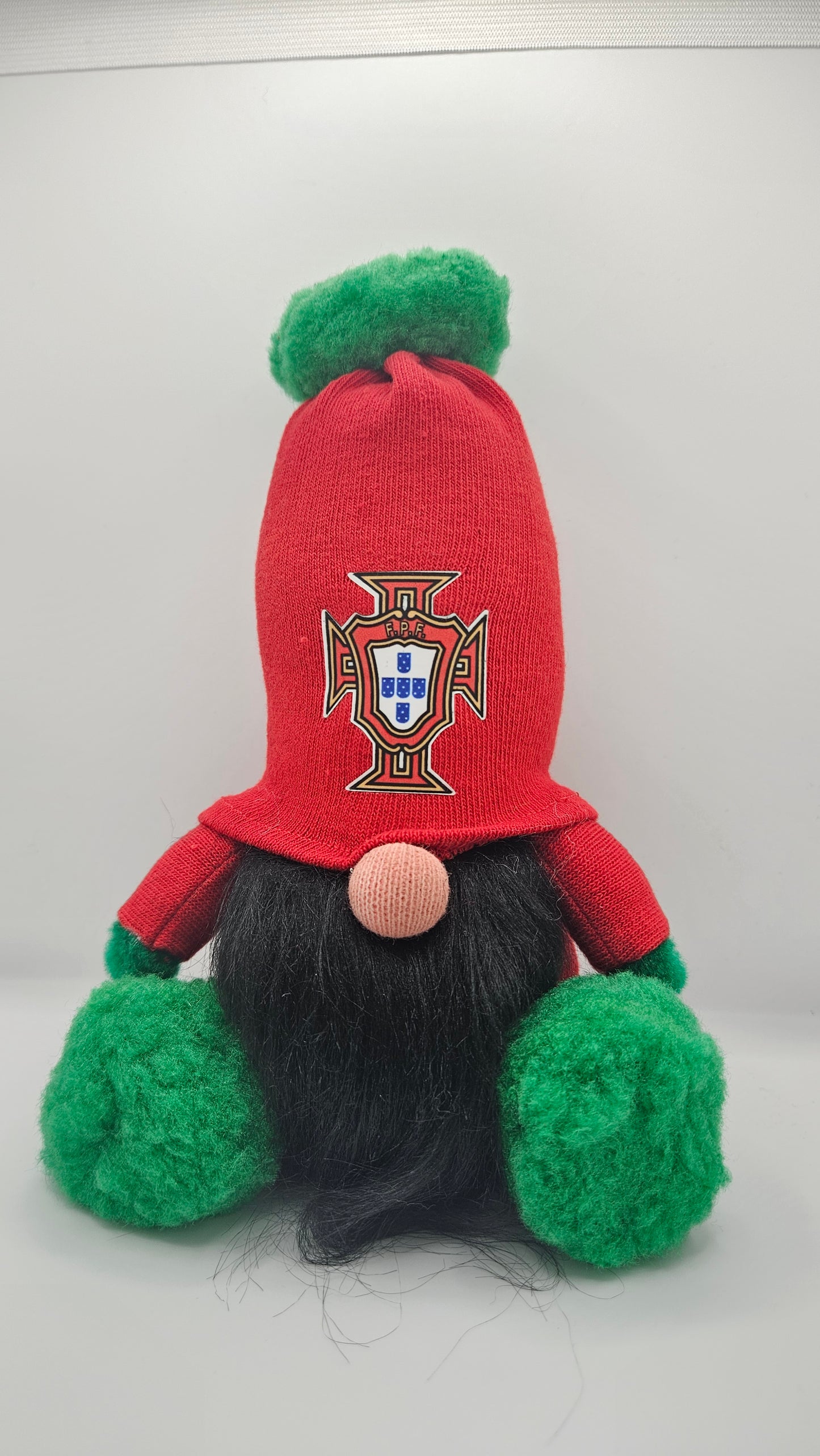 Portugal's Football Red Kit Crest Gonk