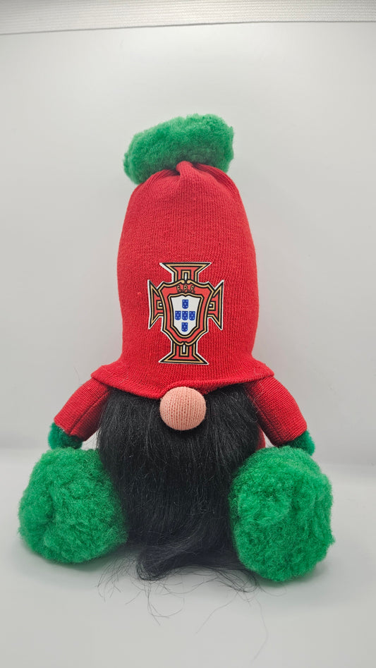 Portugal's Football Red Kit Crest Gonk