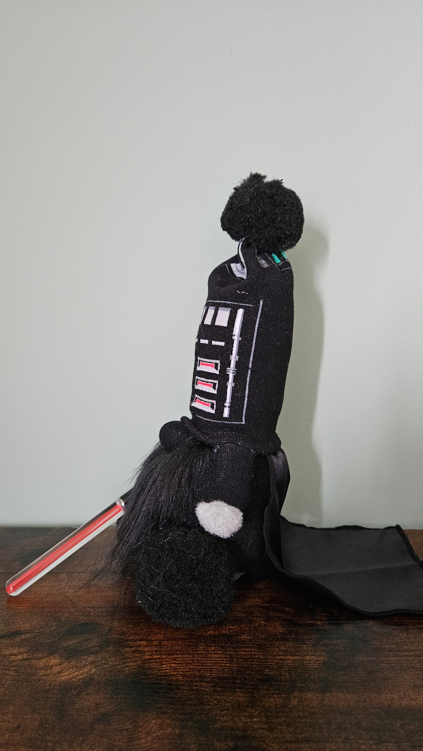 Star Wars Darth Vader Gonk with Cape and Lightsabre